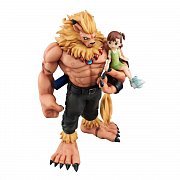 Digimon Tamers G.E.M. Series PVC Statue Leomon & Kato Jyuri 19 cm