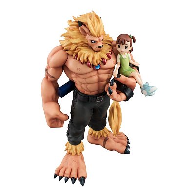 Digimon Tamers G.E.M. Series PVC Statue Leomon & Kato Jyuri 19 cm