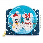 Disney by Loungefly Wallet Snowman Minnie & Mickey Snow Globe