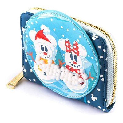 Disney by Loungefly Wallet Snowman Minnie & Mickey Snow Globe