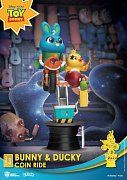 Disney Coin Ride Series D-Stage PVC Diorama Bunny & Ducky 16 cm