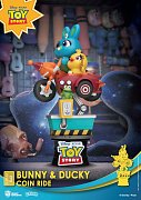 Disney Coin Ride Series D-Stage PVC Diorama Bunny & Ducky 16 cm