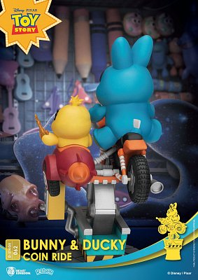 Disney Coin Ride Series D-Stage PVC Diorama Bunny & Ducky 16 cm