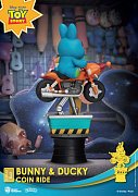 Disney Coin Ride Series D-Stage PVC Diorama Bunny & Ducky 16 cm