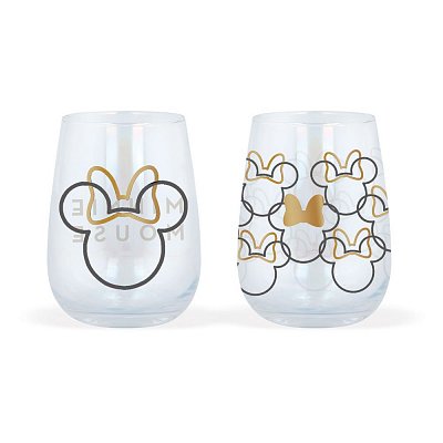 Disney Crystal Glasses 2-Packs Case Minnie Mouse (6)