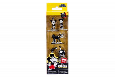 Disney Nano Metalfigs Diecast Mini Figures 5-Pack Mickey\'s 90th 4 cm
