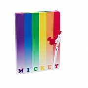 Disney Notebook with Pen Mickey Rainbow