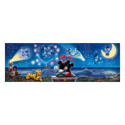 Disney Panorama Jigsaw Puzzle Mickey & Minnie (1000 pieces)