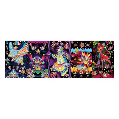 Disney Panorama Jigsaw Puzzle Pop-Art (1000 pieces)
