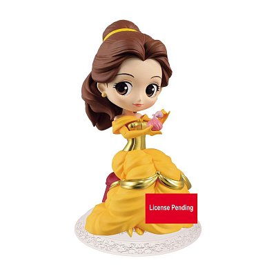 Disney Q Posket Perfumagic Mini Figure Belle Ver. A 12 cm --- DAMAGED PACKAGING