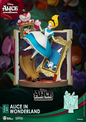 Disney Story Book Series D-Stage PVC Diorama Alice in Wonderland 15 cm