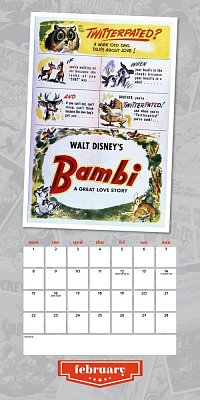 Disney Vintage Posters Calendar 2021 *English Version*