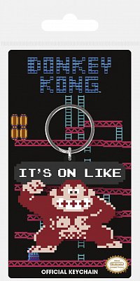 Donkey Kong Rubber Keychain It\'s On Like 6 cm