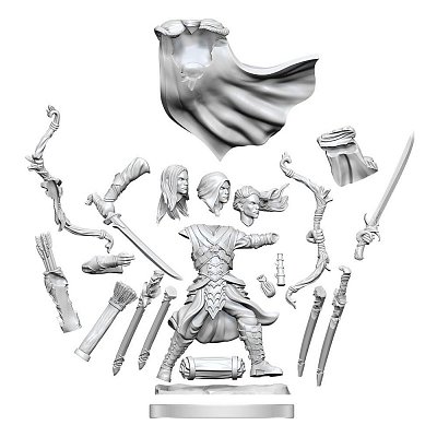 Dungeons & Dragons Frameworks Miniature Model Kit Elf Ranger Male
