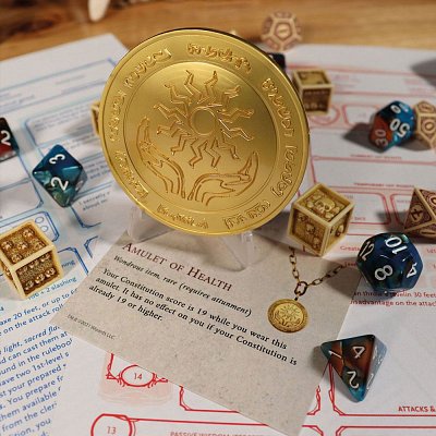 Dungeons & Dragons Medallion Amulet Of Health Limited Edition (gold plated)