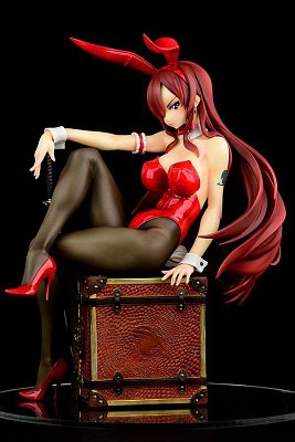 Fairy Tail PVC Statue 1/6 Erza Scarlet Bunny Girl Style Type Red 20 cm