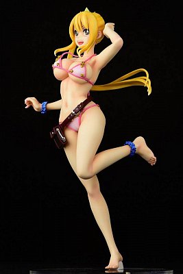 Fairy Tail PVC Statue 1/6 Lucy Heartfilia Swimwear Gravure Style Ver. Side Tail 23 cm --- DAMAGED PACKAGING