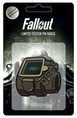 Fallout Pin Badge Vault-Tec Glow In The Dark Logo Limited Edition