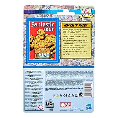 Fantastic Four Marvel Legends Retro Collection Action Figure 2022 Marvel\'s The Thing 10 cm