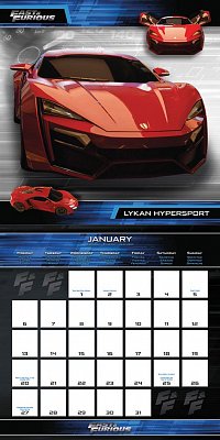 Fast & Furious Calendar 2020