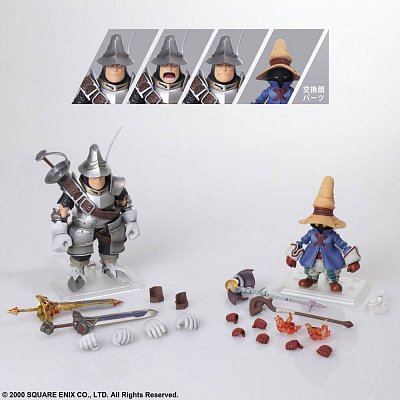 Final Fantasy IX Bring Arts Action Figures Vivi Ornitier & Adelbert Steiner 10 - 15 cm