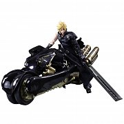 Final Fantasy VII Advent Children Play Arts Kai Action Figure Cloud Strife & Fenrir 28 cm