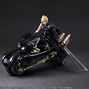 Final Fantasy VII Advent Children Play Arts Kai Action Figure Cloud Strife & Fenrir 28 cm