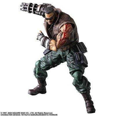 Final Fantasy VII Remake Play Arts Kai Action Figure Barret Wallace Ver. 2 28 cm