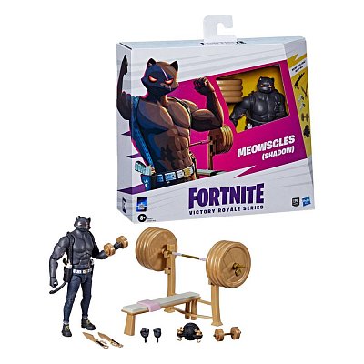 Fortnite Victory Royale Series Deluxe Action Figure 2022 Meowscles (Shadow) 15 cm - Damaged packaging