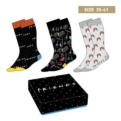 Friends Socks 3-Pack Symbols 35-41