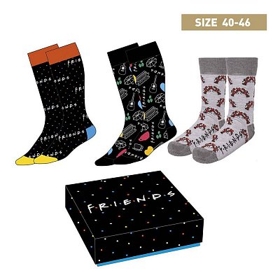 Friends Socks 3-Pack Symbols 40-46