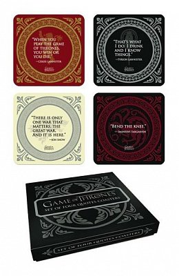 Game of Thrones Coaster Set Quotes