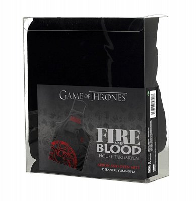 Game of Thrones cooking apron with oven mitt Targaryen