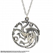 Game of Thrones Pendant & Necklace Targaryen Sigil (Sterling Silver)
