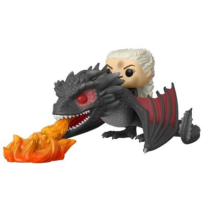 Game of Thrones POP! Rides Vinyl Figure Daenerys on Fiery Drogon 18 cm