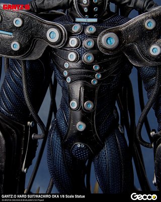 Gantz:o statue 1/6 hachiro oka hard suit 57 cm --- damaged