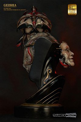 Geisha Life-Size Bust by Akihito 81 cm