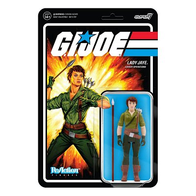 GI Joe ReAction Action Figure Lady Jaye Wave 2 10 cm