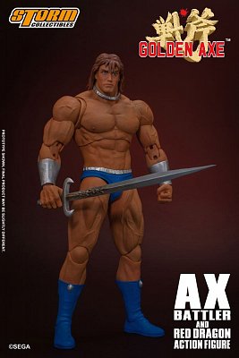 Golden Axe Action Figure 1/12 Ax Battler & Red Dragon 18 cm