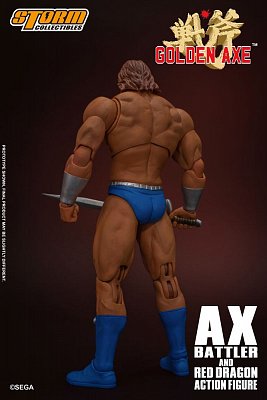 Golden Axe Action Figure 1/12 Ax Battler & Red Dragon 18 cm