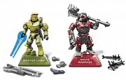 Halo Infinite Mega Construx Pro Builders Construction Set Master Chief vs. Brute Warrior