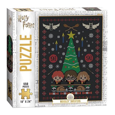 Harry Potter Jigsaw Puzzle Weasley Sweaters (550 pieces) - Severely damaged packaging