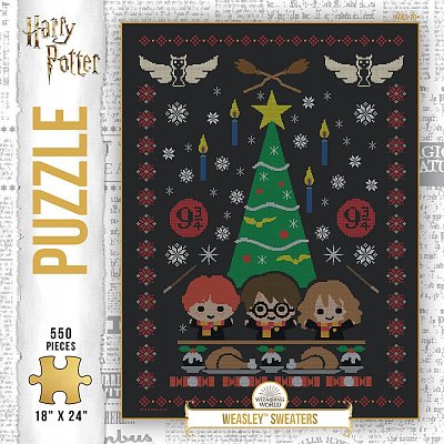 Harry Potter Jigsaw Puzzle Weasley Sweaters (550 pieces) - Severely damaged packaging