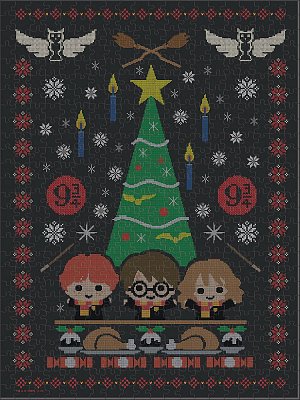 Harry Potter Jigsaw Puzzle Weasley Sweaters (550 pieces) - Severely damaged packaging