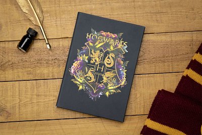 Harry Potter Notebook Hogwarts Floral
