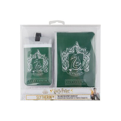 Harry Potter Passport Case & Luggage Tag Set Slytherin