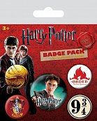 Harry Potter Pin Badges 5-Pack Gryffindor