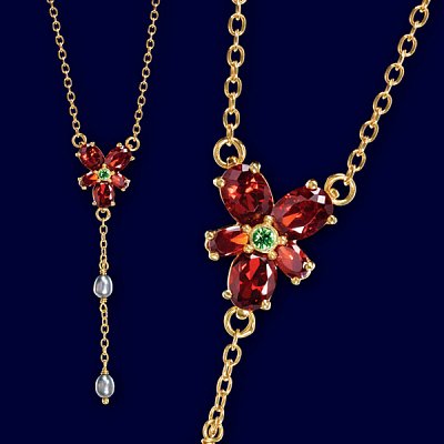 Harry Potter Replica 1/1 Hermione´s Red Crystal Necklace