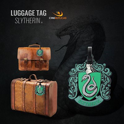 Harry Potter Rubber Luggage Tag Slytherin New Ver.