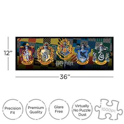 Harry Potter Slim Jigsaw Puzzle Crests (1000 pieces)